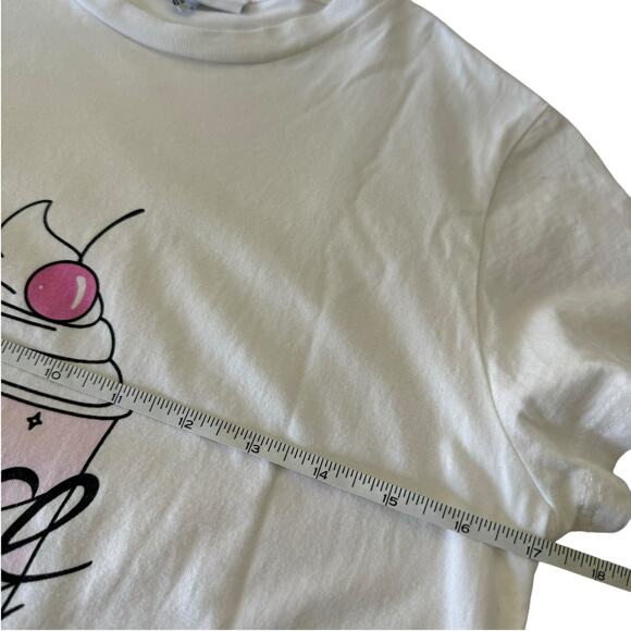 GANNI Cotton Berkley Tee "Space Shake" Crewneck Short Sleeve T Shirt Size SMALL - Picture 6 of 14